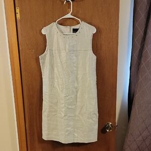 Cynthia Rowley White Sleeveless Sheath Dress